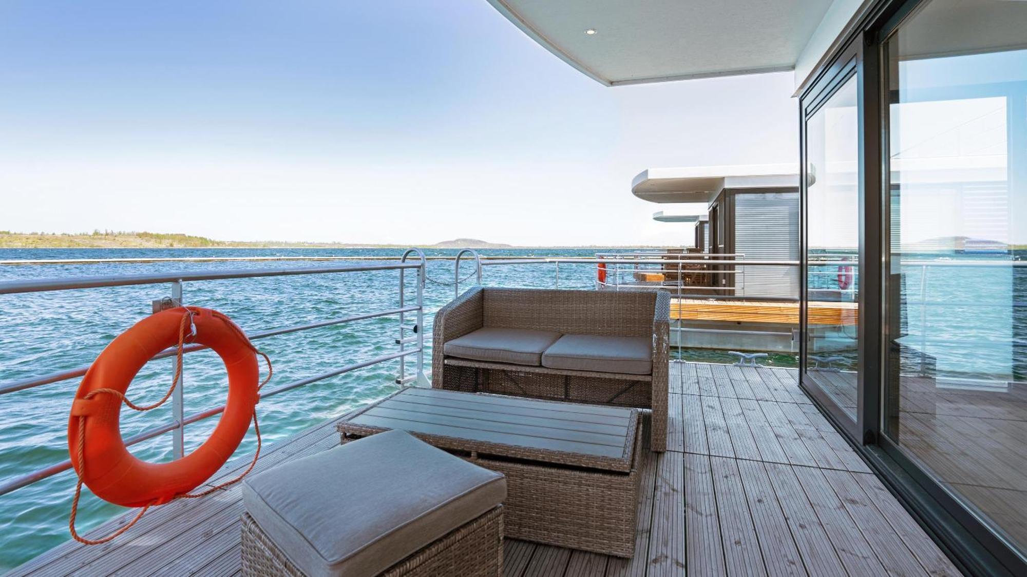 Hausboot Geiseltalsee - Floating House - WELL Hausboote - Family&Friends Braunsbedra Exterior foto