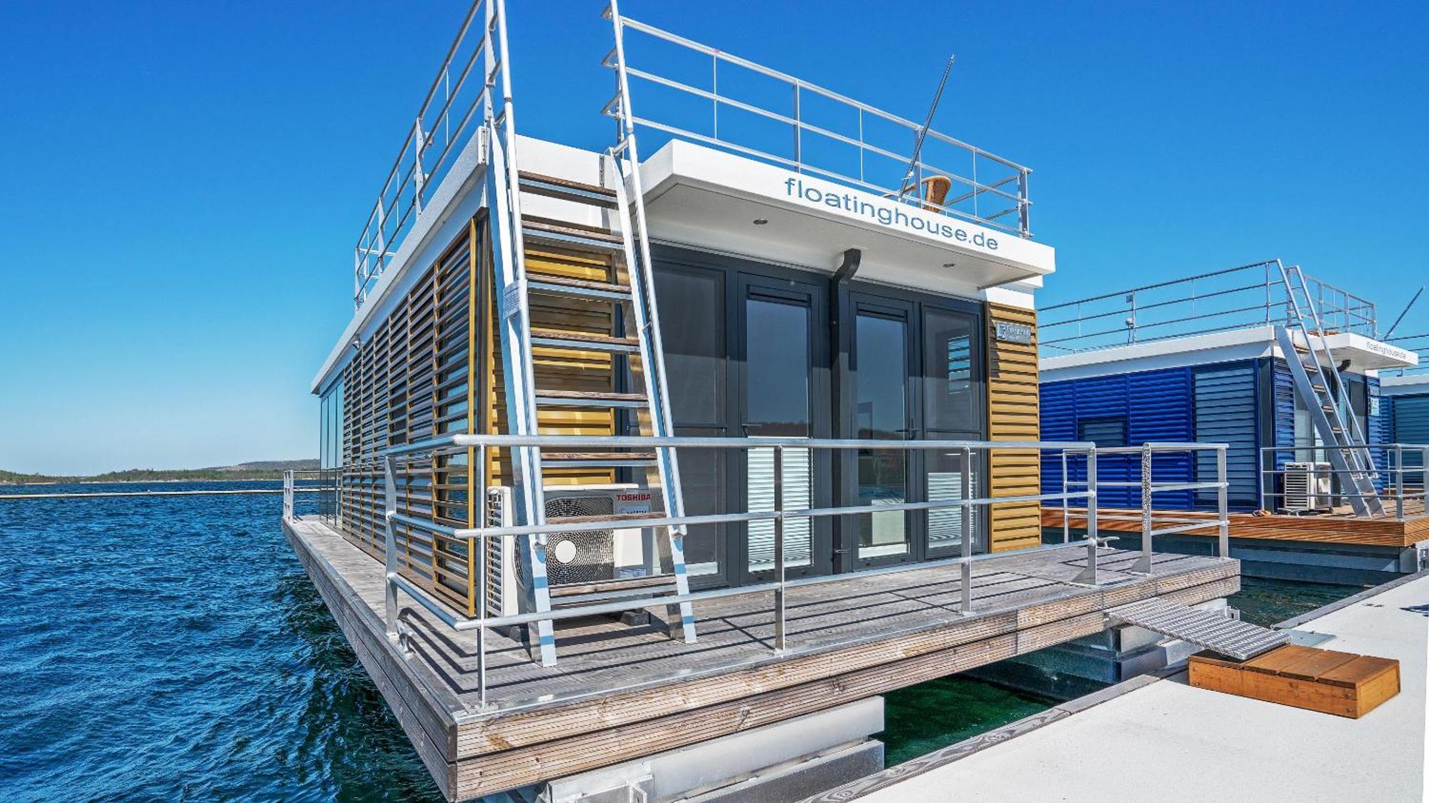 Hausboot Geiseltalsee - Floating House - WELL Hausboote - Family&Friends Braunsbedra Exterior foto