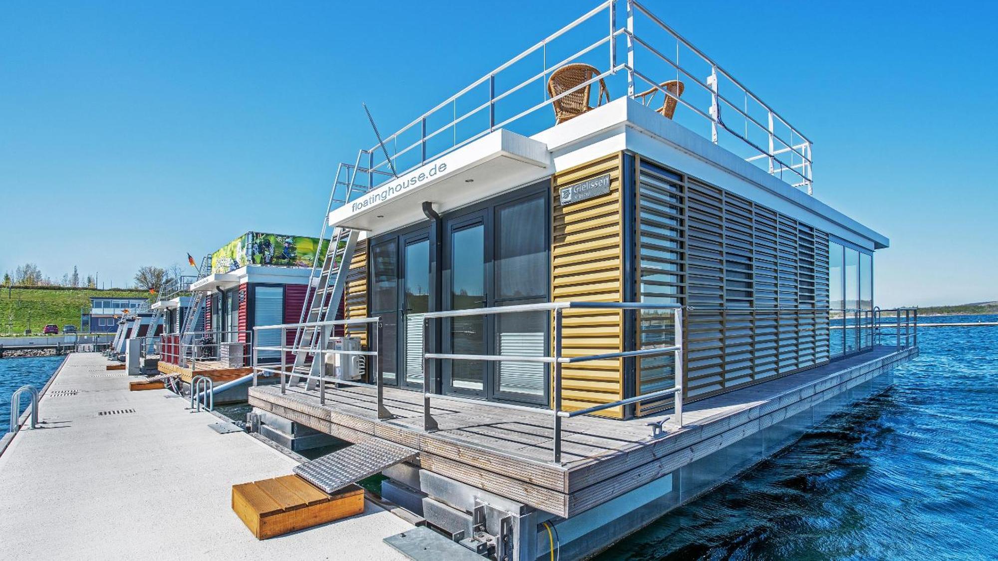 Hausboot Geiseltalsee - Floating House - WELL Hausboote - Family&Friends Braunsbedra Exterior foto